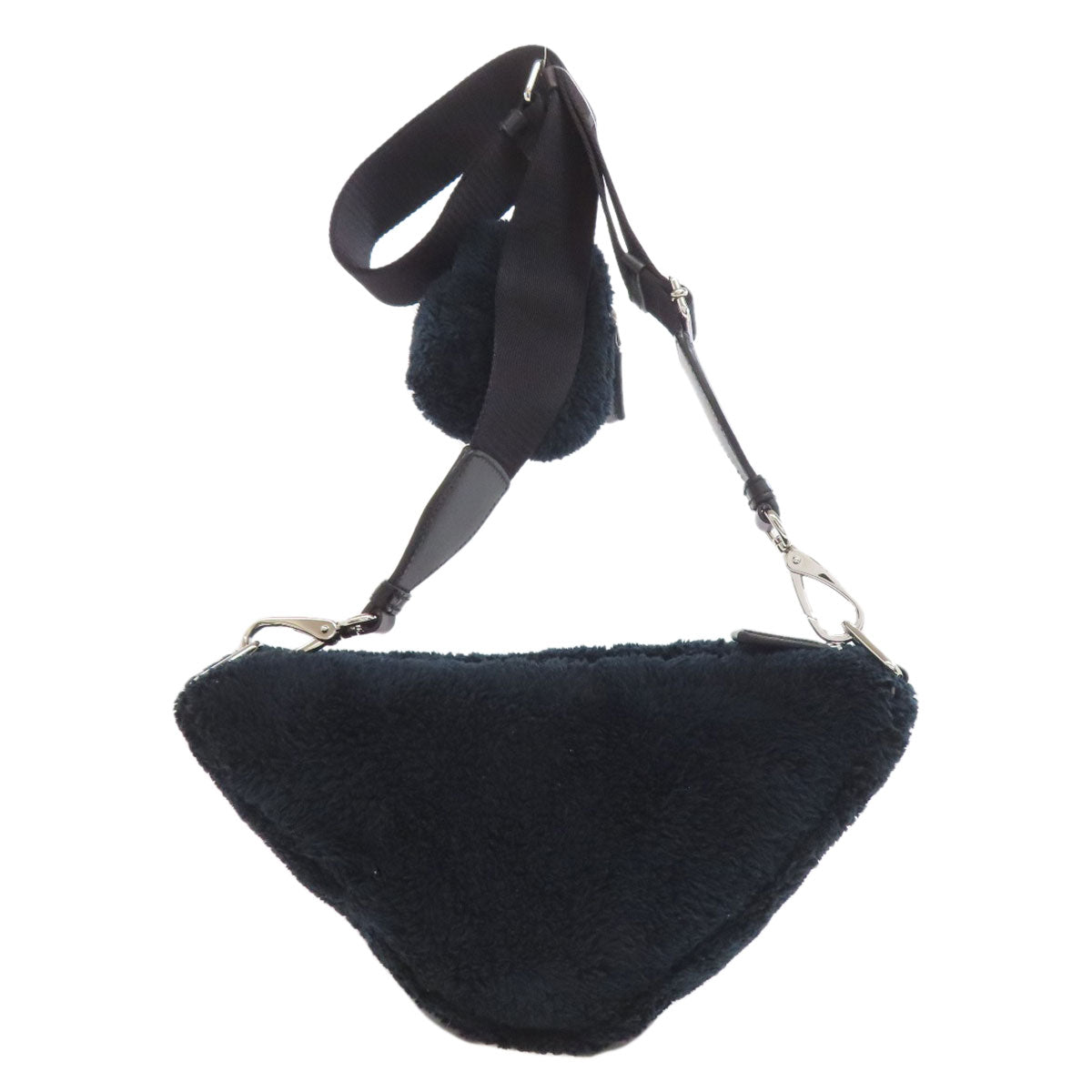 PRADA 1BH190 Triangle Shoulder Bag Bore Ladies [Used]