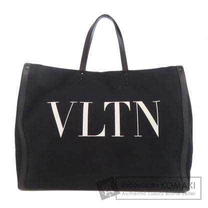 VALENTINO Studs Tote Bag Canvas Ladies [Used]