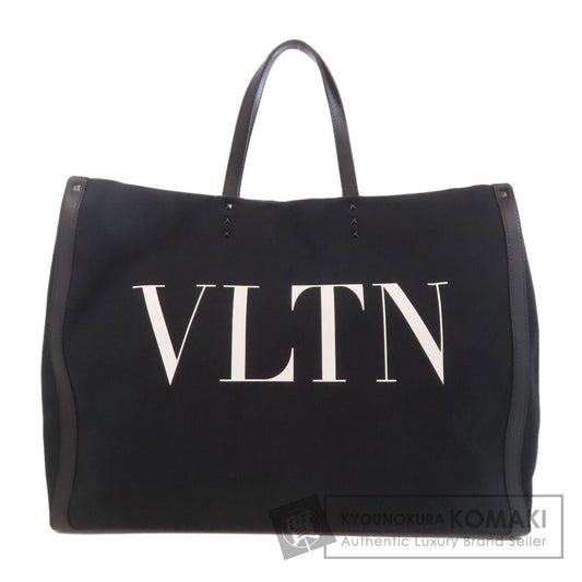 VALENTINO Studs Tote Bag Canvas Ladies [Used]