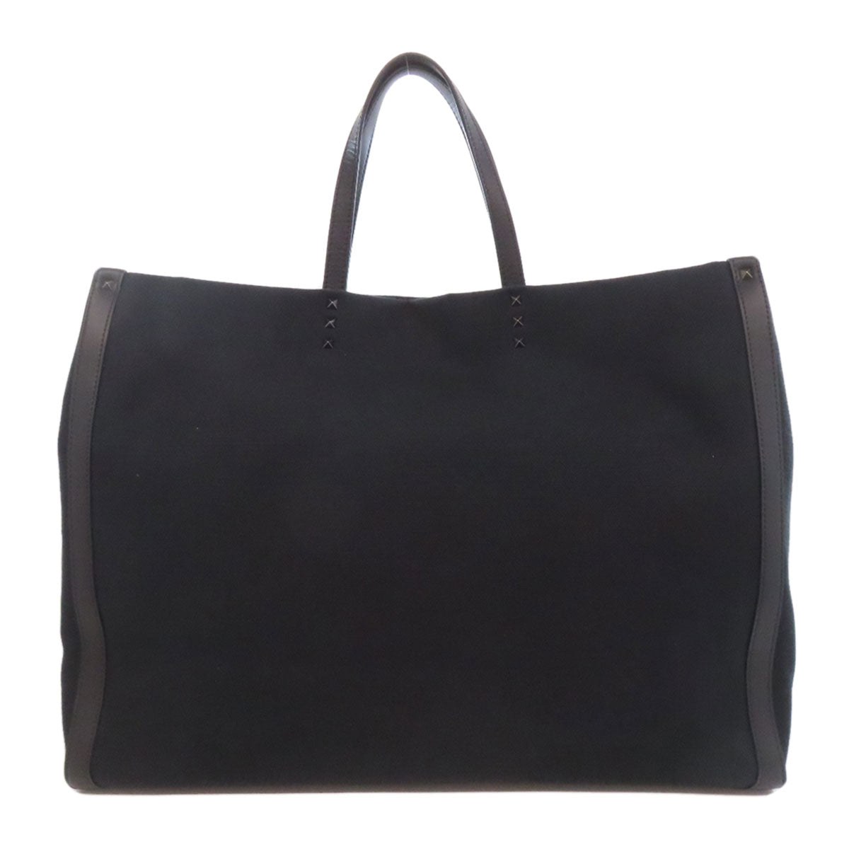 VALENTINO Studs Tote Bag Canvas Ladies [Used]
