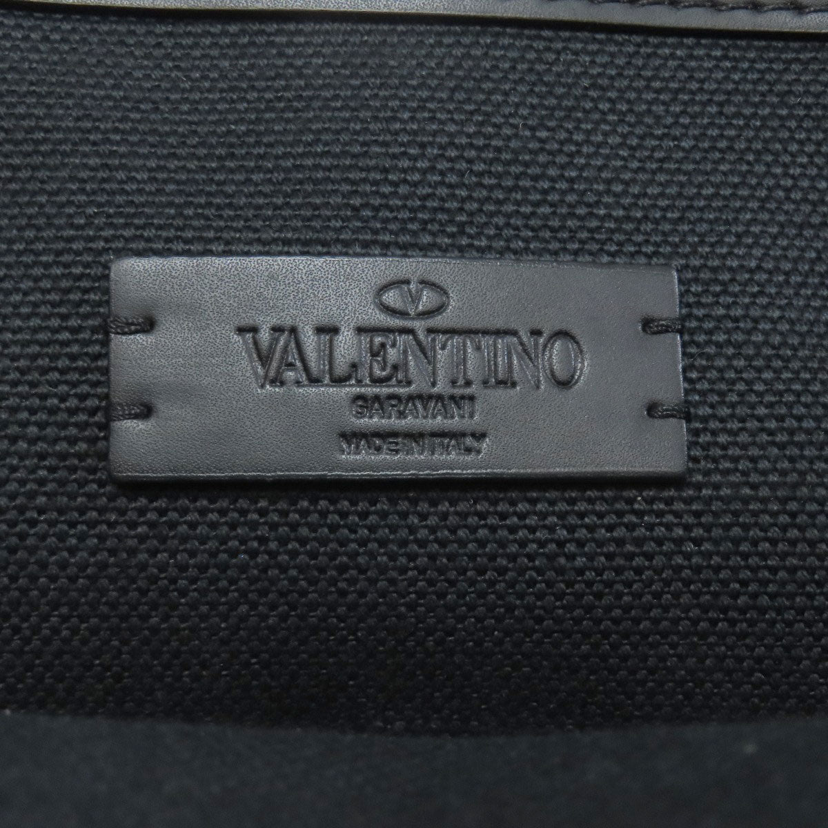 VALENTINO Studs Tote Bag Canvas Ladies [Used]