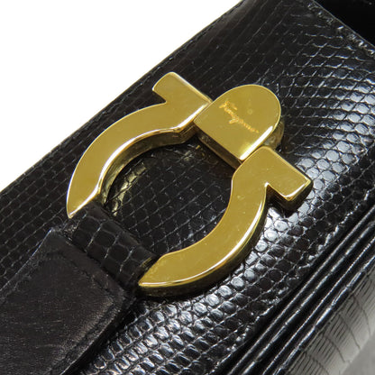 Salvatore Ferragamo GanciniHardware Shoulder Bag Leather Ladies [Used]