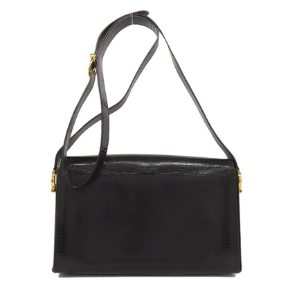 Salvatore Ferragamo GanciniHardware Shoulder Bag Leather Ladies [Used]