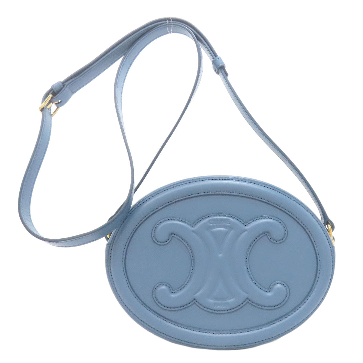 CELINE Triomphe Shoulder Bag Calf Ladies [Used]