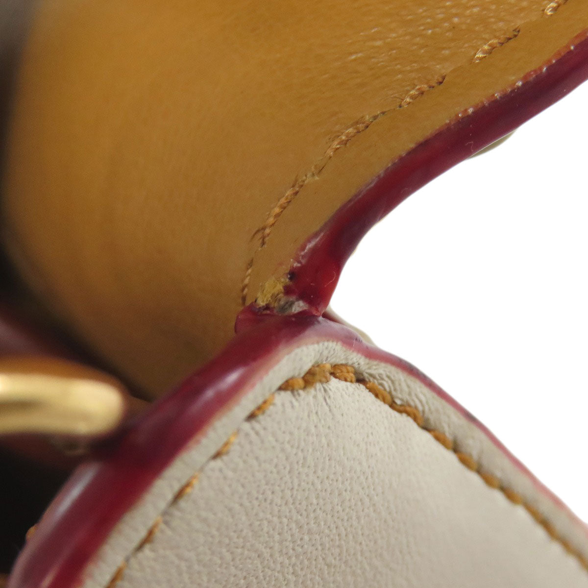 COACH 20215 Dinky Flower Motif Shoulder Bag Leather Ladies [Used]