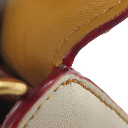 COACH 20215 Dinky Flower Motif Shoulder Bag Leather Ladies [Used]