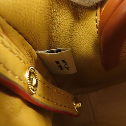 COACH 20215 Dinky Flower Motif Shoulder Bag Leather Ladies [Used]