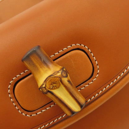 GUCCI 681137 Bamboo 2WAY Hip bag, waist bag Calf Ladies [Used]