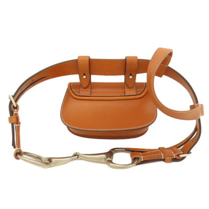 GUCCI 681137 Bamboo 2WAY Hip bag, waist bag Calf Ladies [Used]