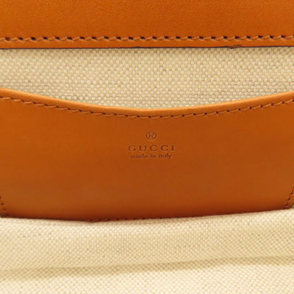 GUCCI 681137 Bamboo 2WAY Hip bag, waist bag Calf Ladies [Used]