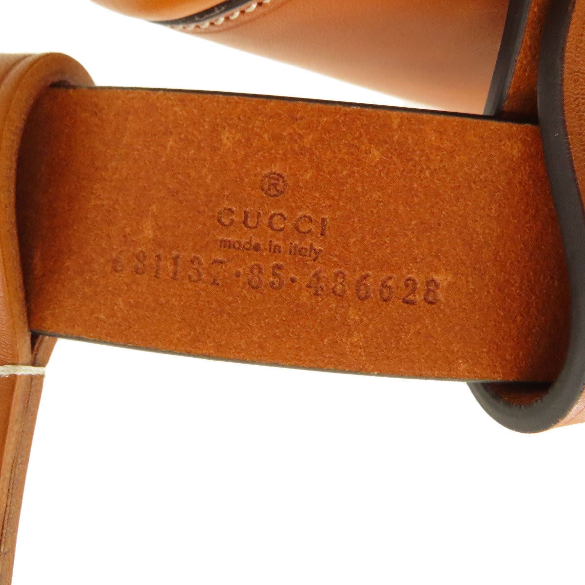 GUCCI 681137 Bamboo 2WAY Hip bag, waist bag Calf Ladies [Used]