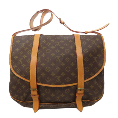 LOUIS VUITTON M42252 Saumur 43 LL Shoulder Bag Monogram canvas Ladies [Used]