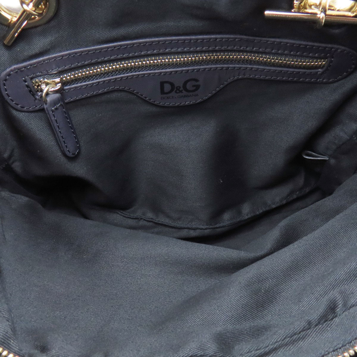 Dolce&Gabbana Chain bag quilted Tote Bag Nylon Ladies [Used]