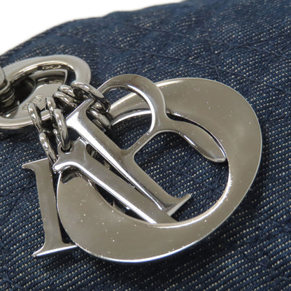 CHRISTIAN DIOR Lady Dior Handbag Denim Ladies [Used]