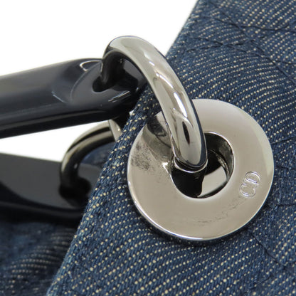 CHRISTIAN DIOR Lady Dior Handbag Denim Ladies [Used]