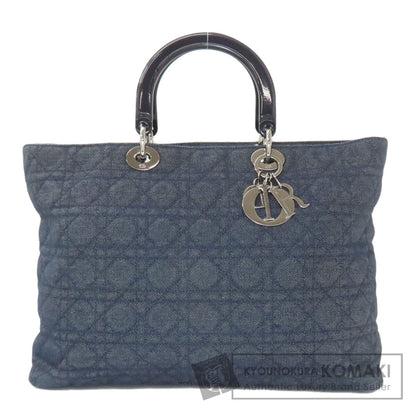 CHRISTIAN DIOR Lady Dior Handbag Denim Ladies [Used]