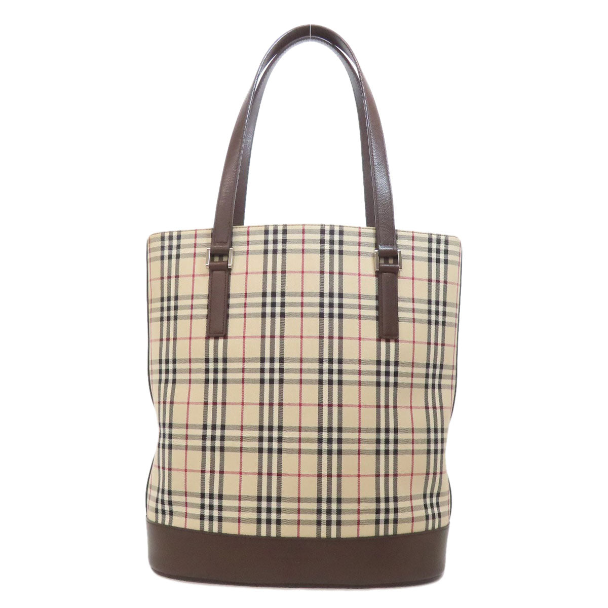 BURBERRY Nova Check Tote Bag Canvas Ladies [Used]