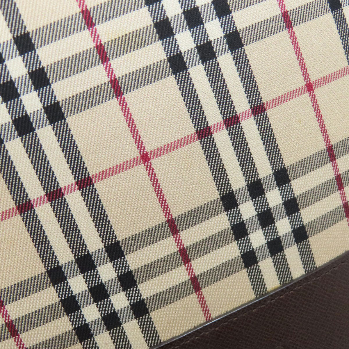 BURBERRY Nova Check Tote Bag Canvas Ladies [Used]