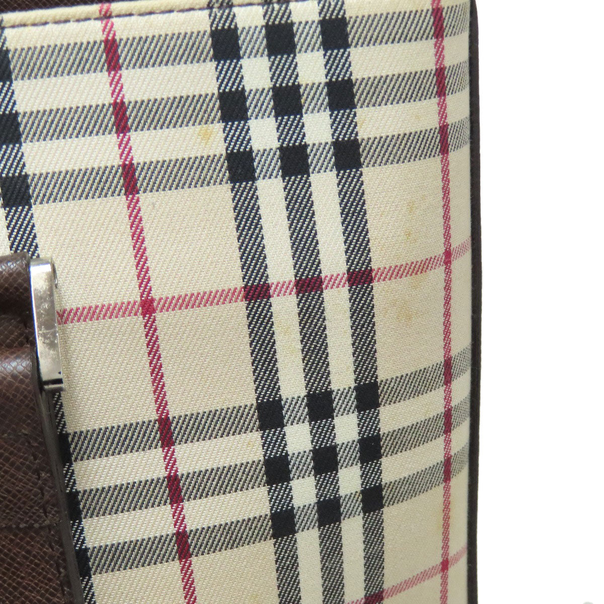 BURBERRY Nova Check Tote Bag Canvas Ladies [Used]