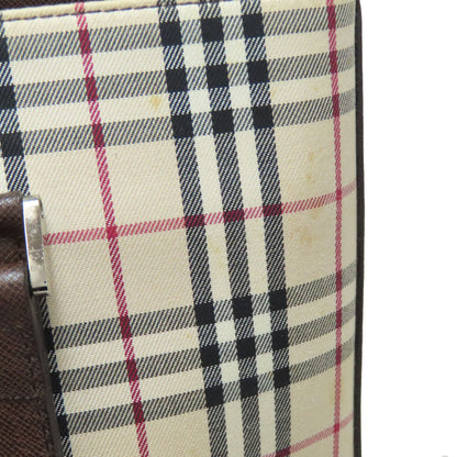 BURBERRY Nova Check Tote Bag Canvas Ladies [Used]