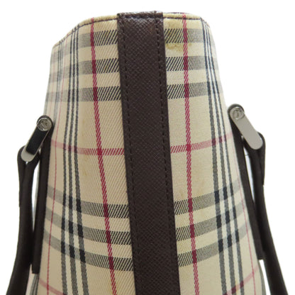BURBERRY Nova Check Tote Bag Canvas Ladies [Used]