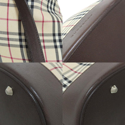 BURBERRY Nova Check Tote Bag Canvas Ladies [Used]