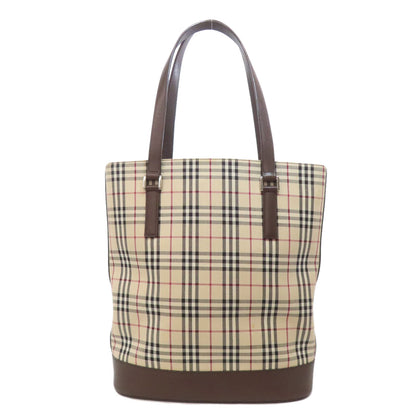 BURBERRY Nova Check Tote Bag Canvas Ladies [Used]