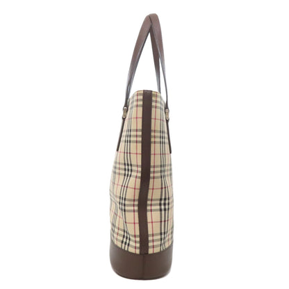 BURBERRY Nova Check Tote Bag Canvas Ladies [Used]