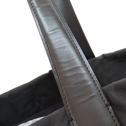 CHANEL New Travel MM Tote Bag Nylon jacquard Ladies [Used]