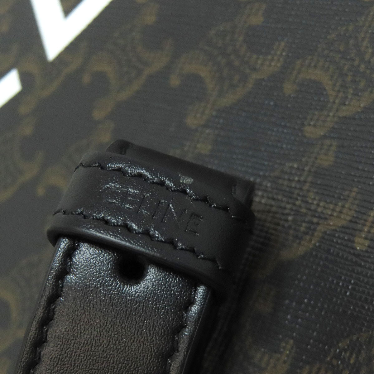 CELINE Vertical Cabas Triomphe 2WAY Tote Bag PVC Ladies [Used]