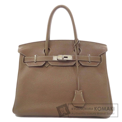 HERMES Birkin 30 Etoupe SilverHardware Handbag Taurillon Clemence Ladies [Used]