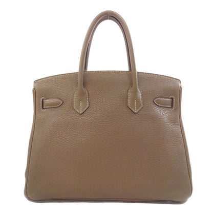 HERMES Birkin 30 Etoupe SilverHardware Handbag Taurillon Clemence Ladies [Used]
