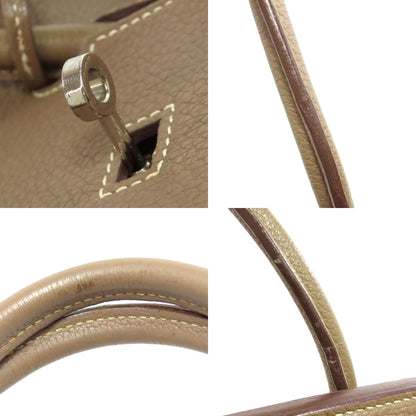 HERMES Birkin 30 Etoupe SilverHardware Handbag Taurillon Clemence Ladies [Used]