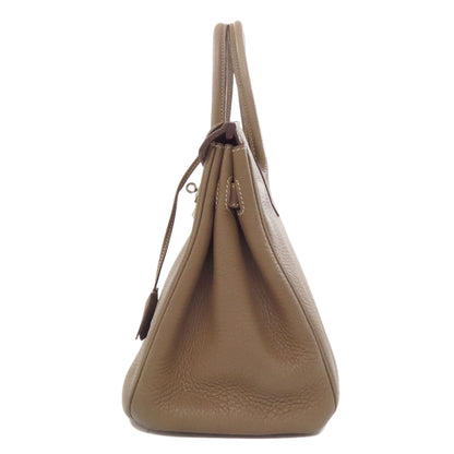 HERMES Birkin 30 Etoupe SilverHardware Handbag Taurillon Clemence Ladies [Used]