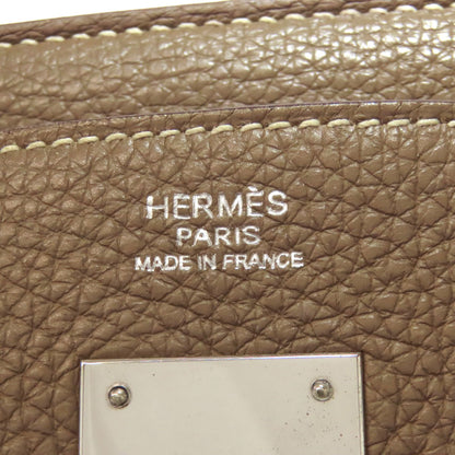 HERMES Birkin 30 Etoupe SilverHardware Handbag Taurillon Clemence Ladies [Used]