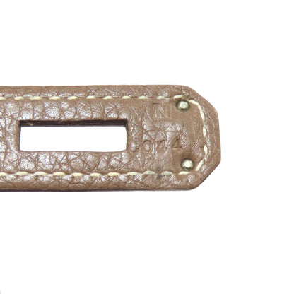 HERMES Birkin 30 Etoupe SilverHardware Handbag Taurillon Clemence Ladies [Used]