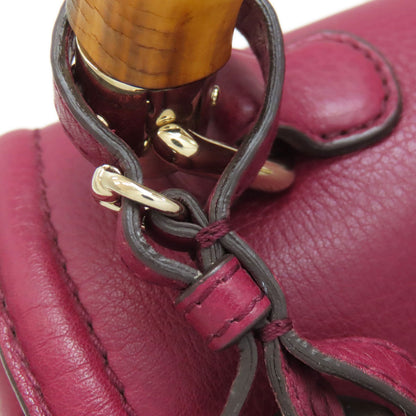 GUCCI 254834 Bamboo 2WAY Handbag Calf Ladies [Used]