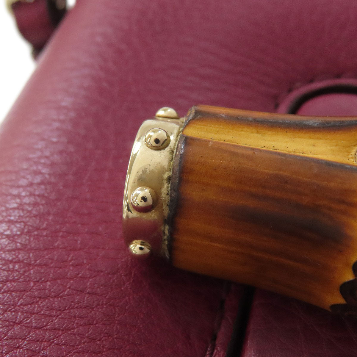 GUCCI 254834 Bamboo 2WAY Handbag Calf Ladies [Used]