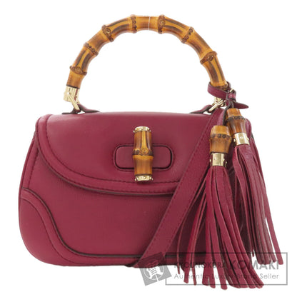 GUCCI 254834 Bamboo 2WAY Handbag Calf Ladies [Used]