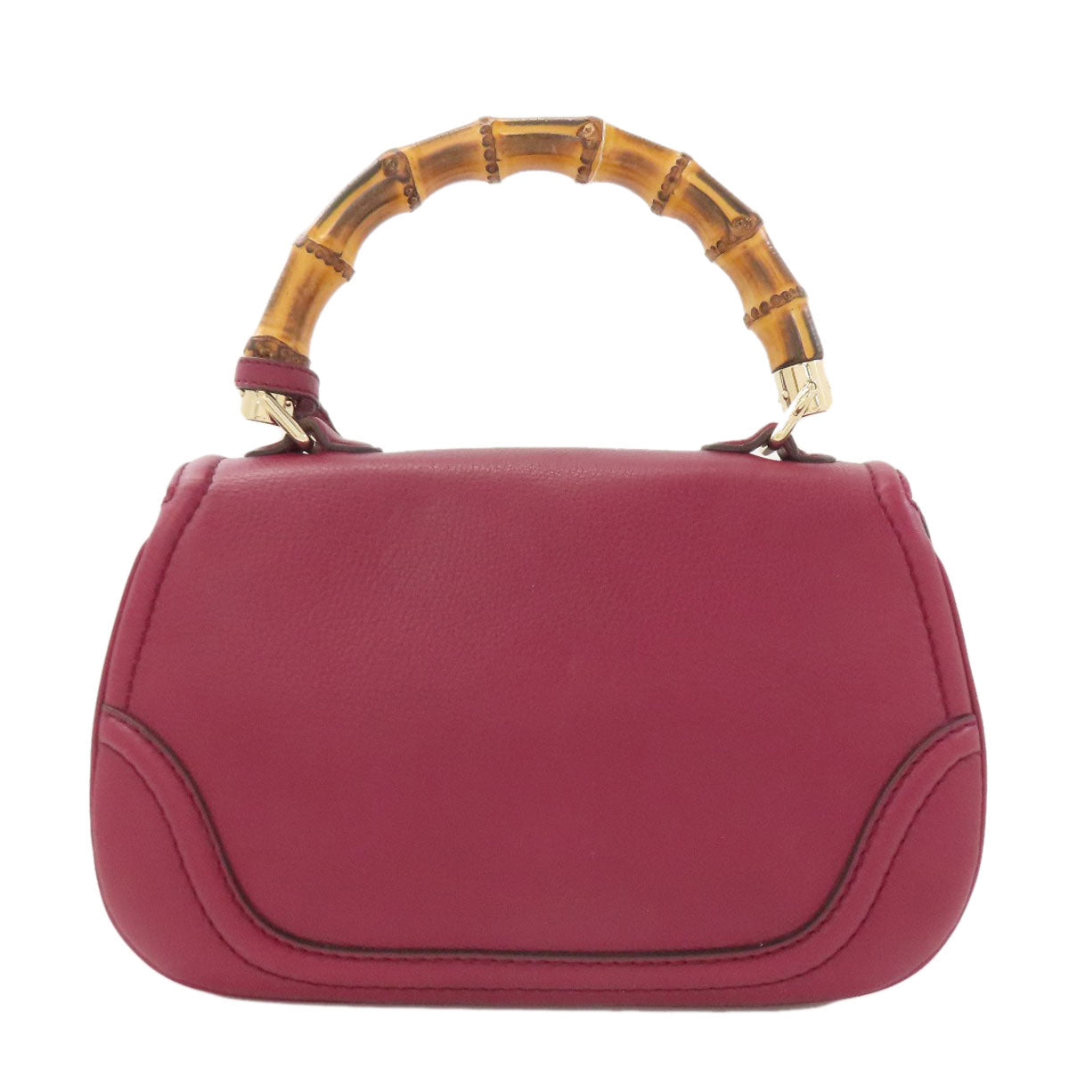 GUCCI 254834 Bamboo 2WAY Handbag Calf Ladies [Used]