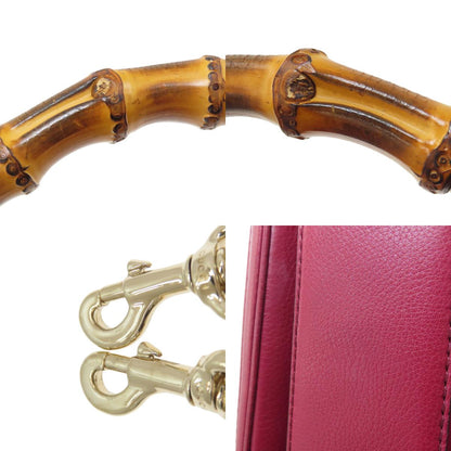 GUCCI 254834 Bamboo 2WAY Handbag Calf Ladies [Used]