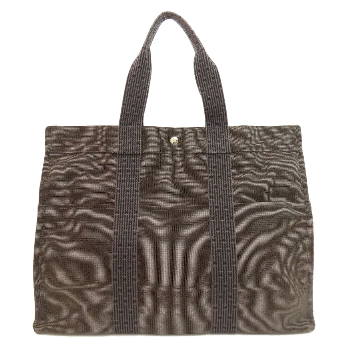 HERMES Her LineGM Tote Bag Canvas Ladies [Used]