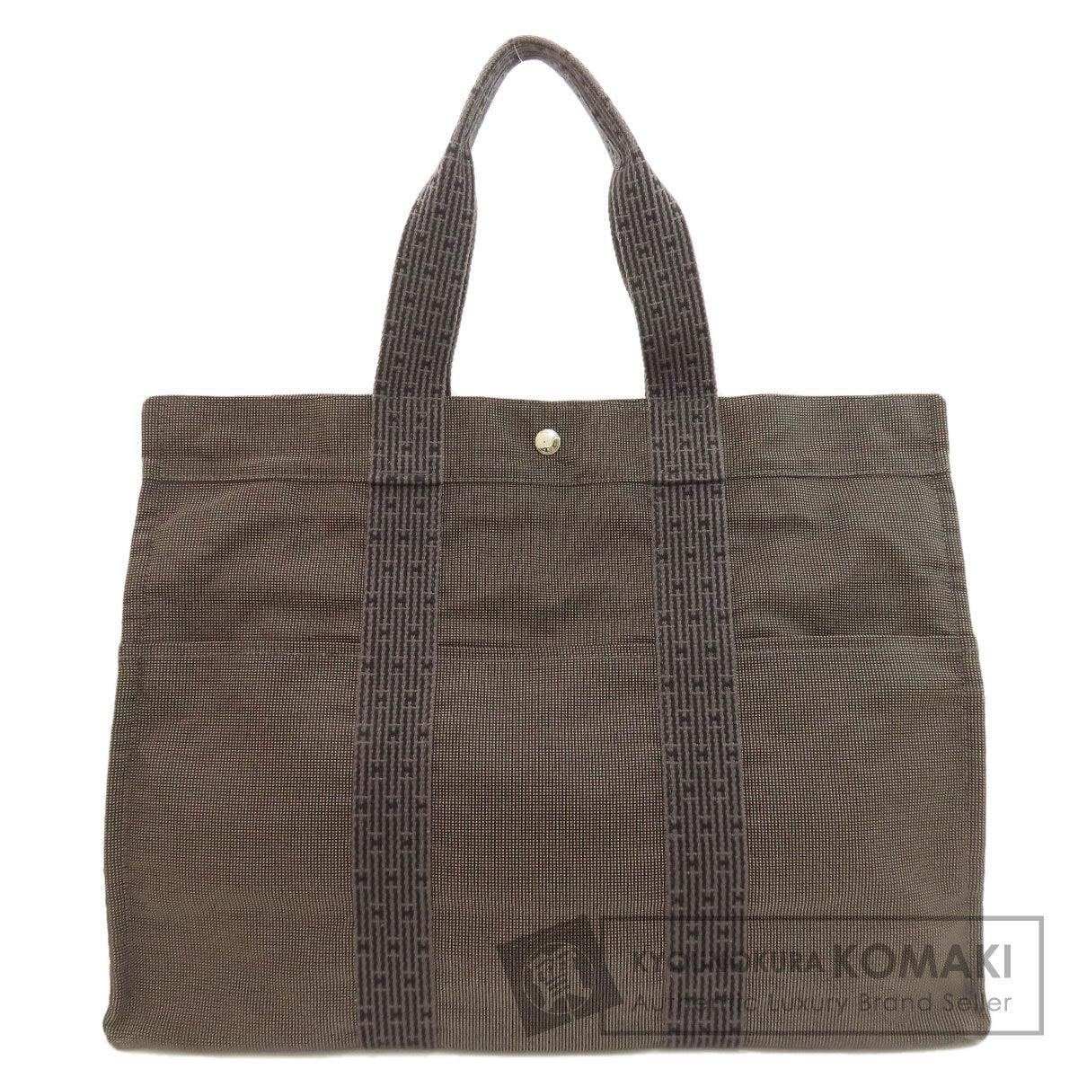 HERMES Her LineGM Tote Bag Canvas Ladies [Used]