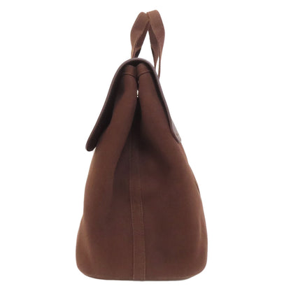 HERMES Valparaiso MM Handbag Canvas Ladies [Used]