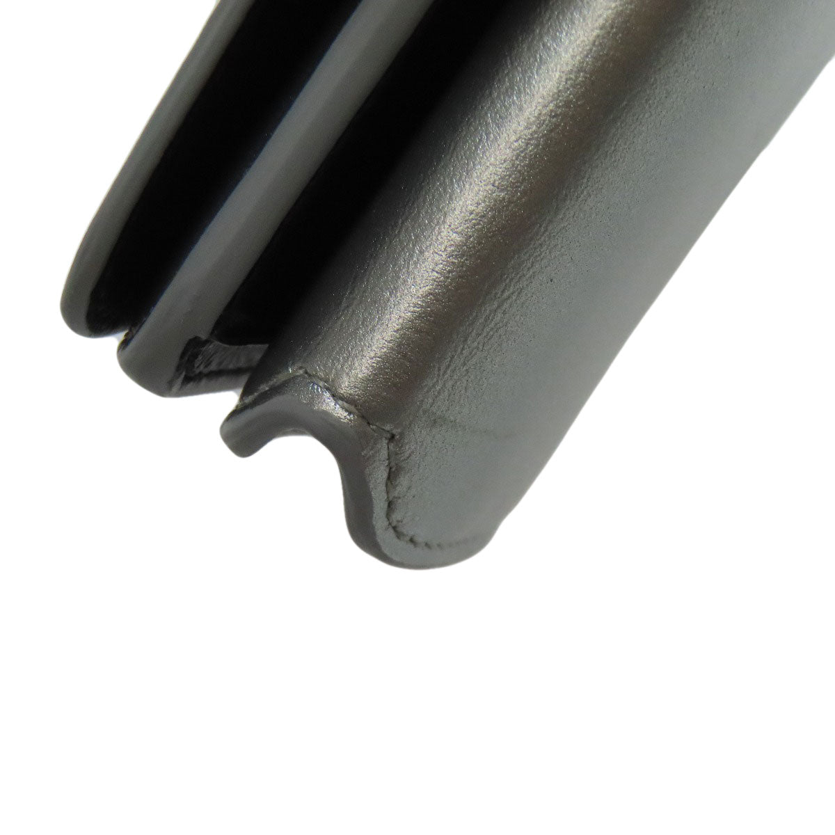 BALENCIAGA Logo Tri-fold Wallet Mini Wallet Bifold Wallet with Coin Pocket Leather Ladies [Used]