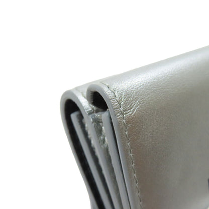 BALENCIAGA Logo Tri-fold Wallet Mini Wallet Bifold Wallet with Coin Pocket Leather Ladies [Used]