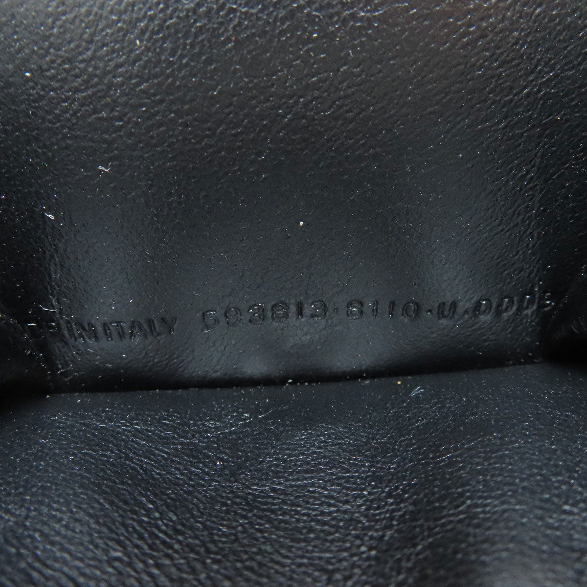 BALENCIAGA Logo Tri-fold Wallet Mini Wallet Bifold Wallet with Coin Pocket Leather Ladies [Used]