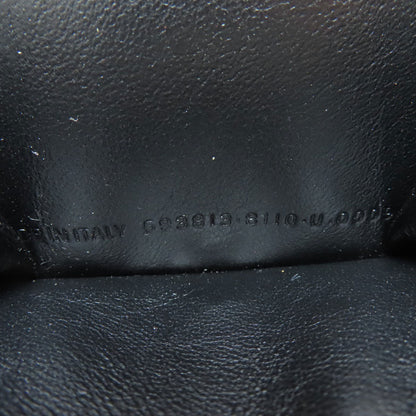 BALENCIAGA Logo Tri-fold Wallet Mini Wallet Bifold Wallet with Coin Pocket Leather Ladies [Used]