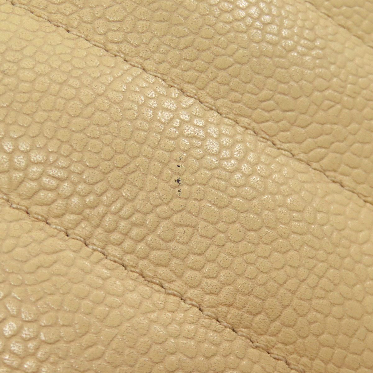 CHANEL V stitch Tote Bag Grained Calfskin Skin Ladies [Used]