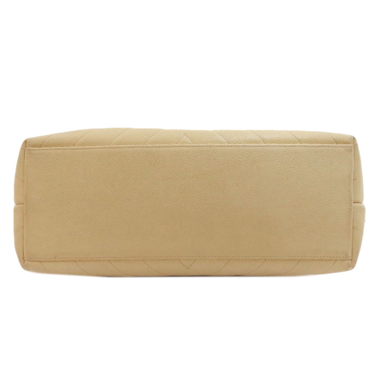 CHANEL V stitch Tote Bag Grained Calfskin Skin Ladies [Used]